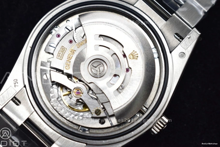 On 904L V Iced 40 Blue A3255 SS GMF Roman 715 President Sporty Steel Bracelet Markers Dial DayDate 1109